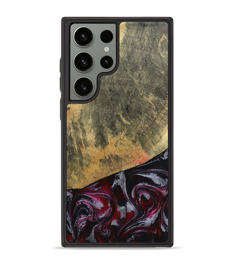 Galaxy S23 Ultra Wood Phone Case - Reign (Red, 803233)