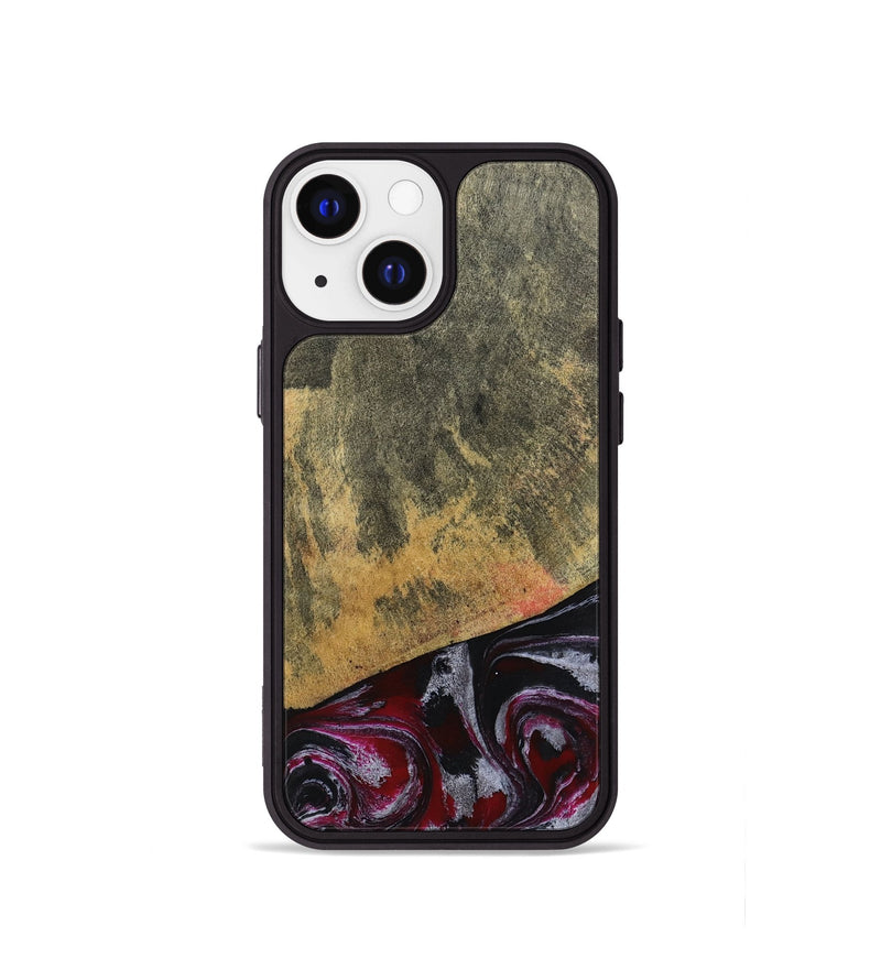 iPhone 13 mini Wood Phone Case - Reign (Red, 803233)