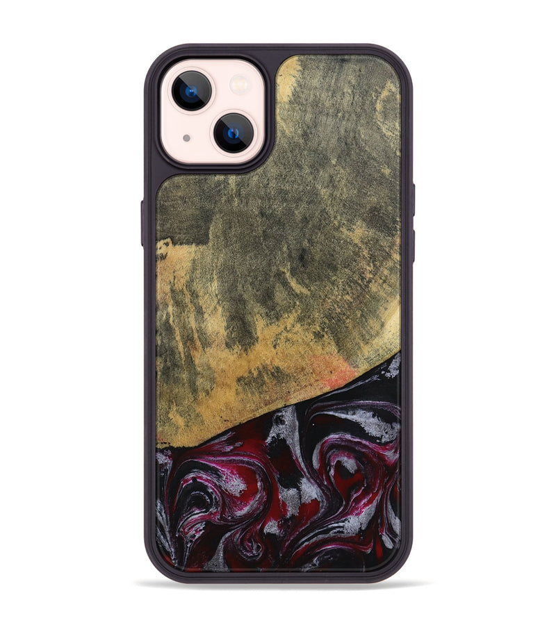 iPhone 14 Plus Wood Phone Case - Reign (Red, 803233)