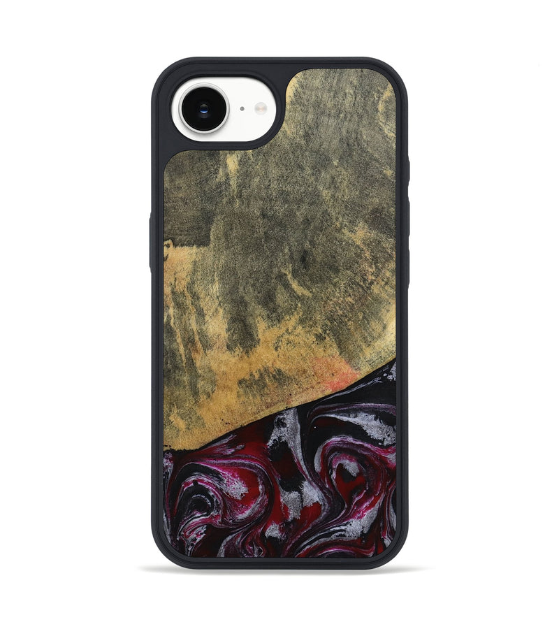 iPhone 16e Wood Phone Case - Reign (Red, 803233)