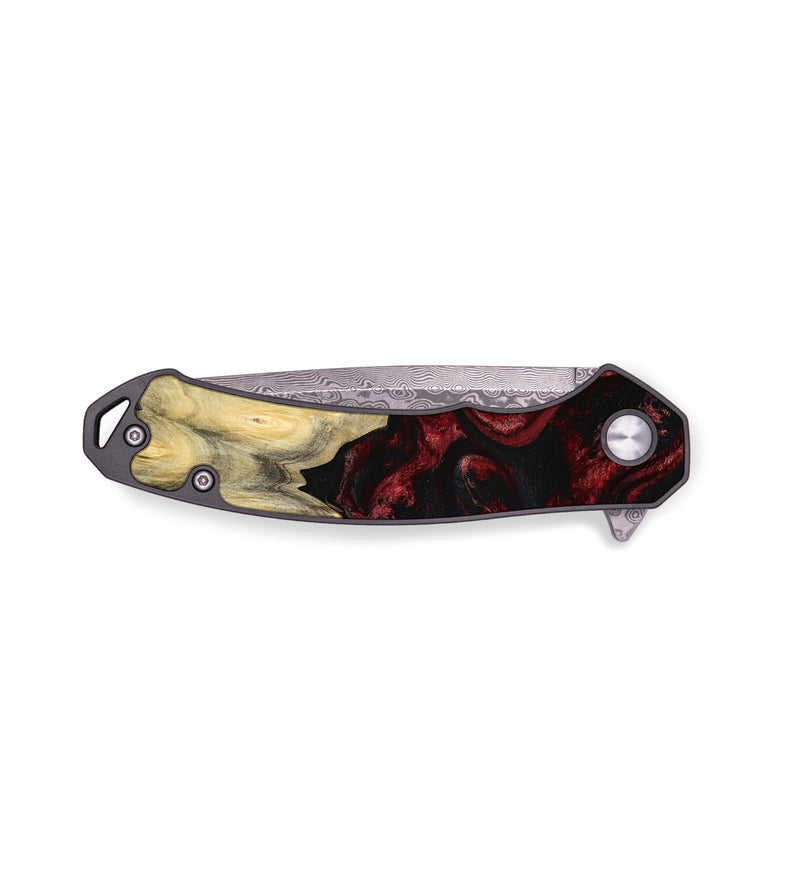 EDC Wood Pocket Knife - Kandice (Red, 803236)