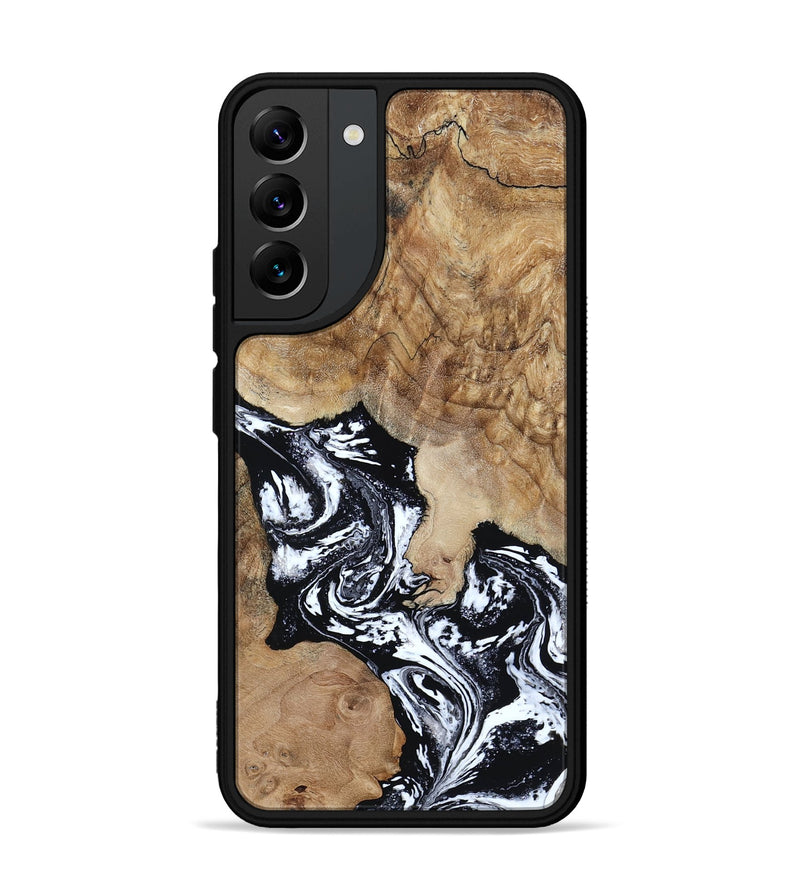 Galaxy S22 Plus Wood Phone Case - Dewayne (Black & White, 803238)