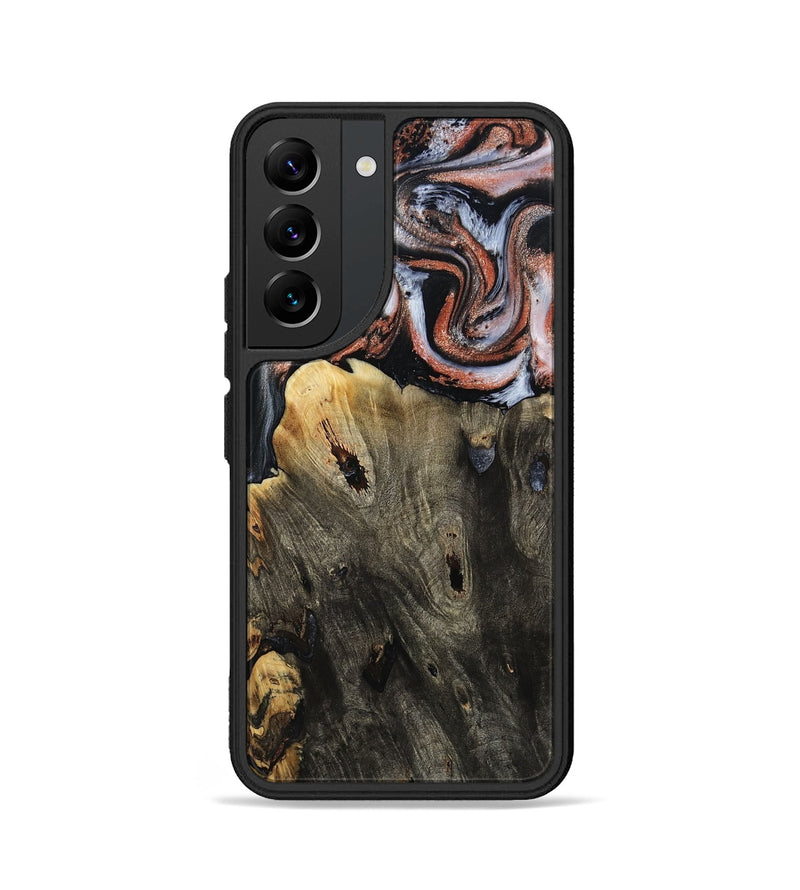 Galaxy S22 Wood Phone Case - Delaney (Black & White, 803239)