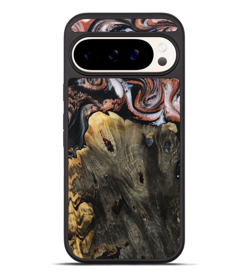 Pixel 10 Pro XL Wood Phone Case - Delaney (Black & White, 803239)