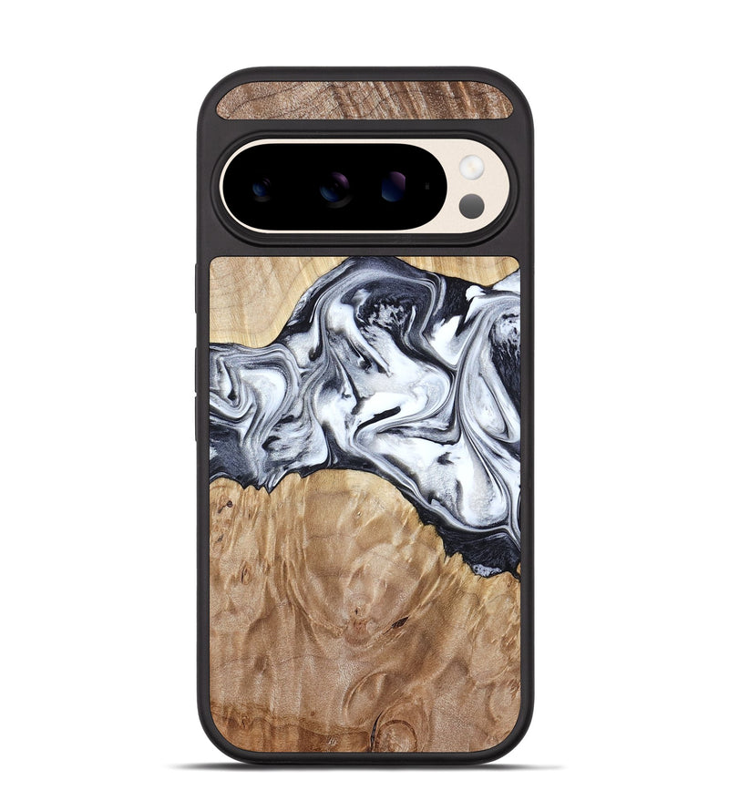 Pixel 10 Wood Phone Case - Haiden (Black & White, 803240)