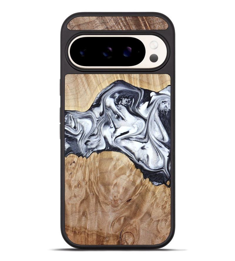 Pixel 9 Pro XL Wood Phone Case - Haiden (Black & White, 803240)