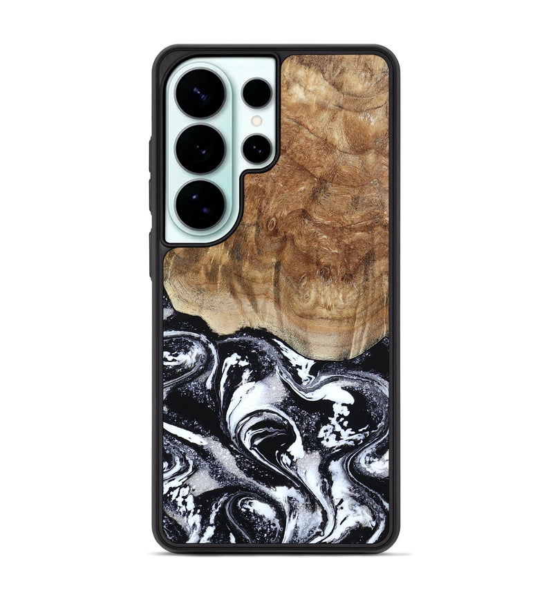 Galaxy S26 Ultra Wood Phone Case - Tiara (Black & White, 803242)
