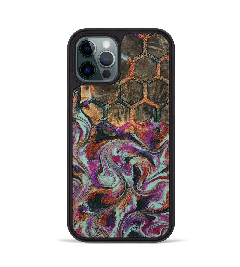 iPhone 12 Pro Wood Phone Case - Sharron (Pattern, 803254)