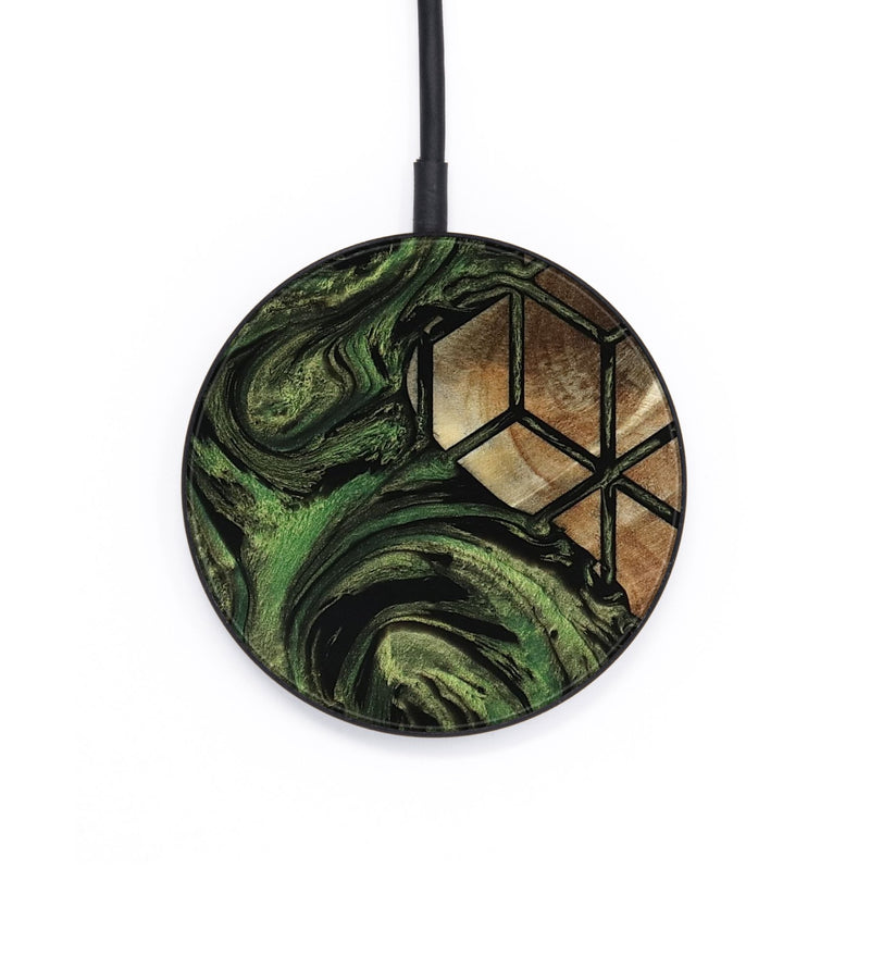 Circle Wood Wireless Charger - Vera (Pattern, 803300)