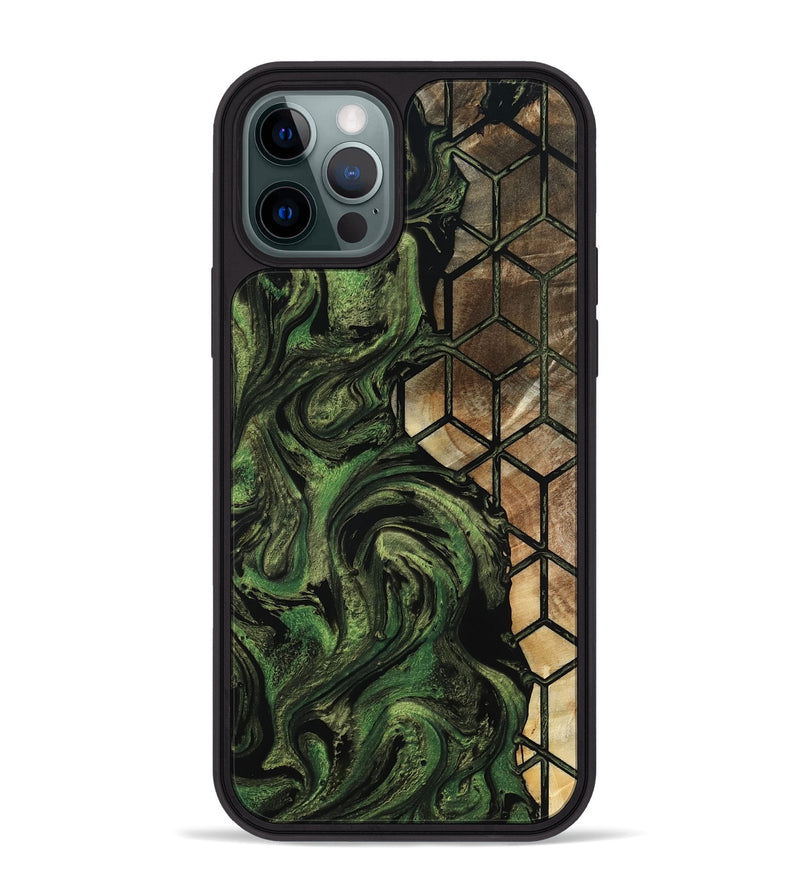 iPhone 12 Pro Max Wood Phone Case - Vera (Pattern, 803300)