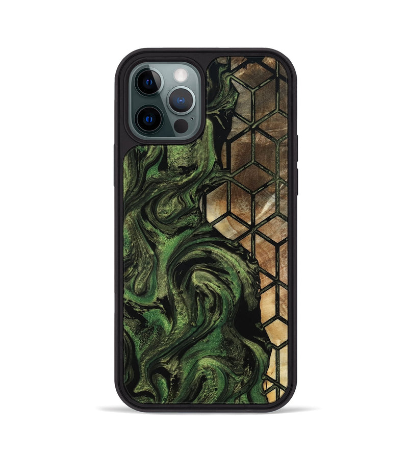 iPhone 12 Pro Wood Phone Case - Vera (Pattern, 803300)