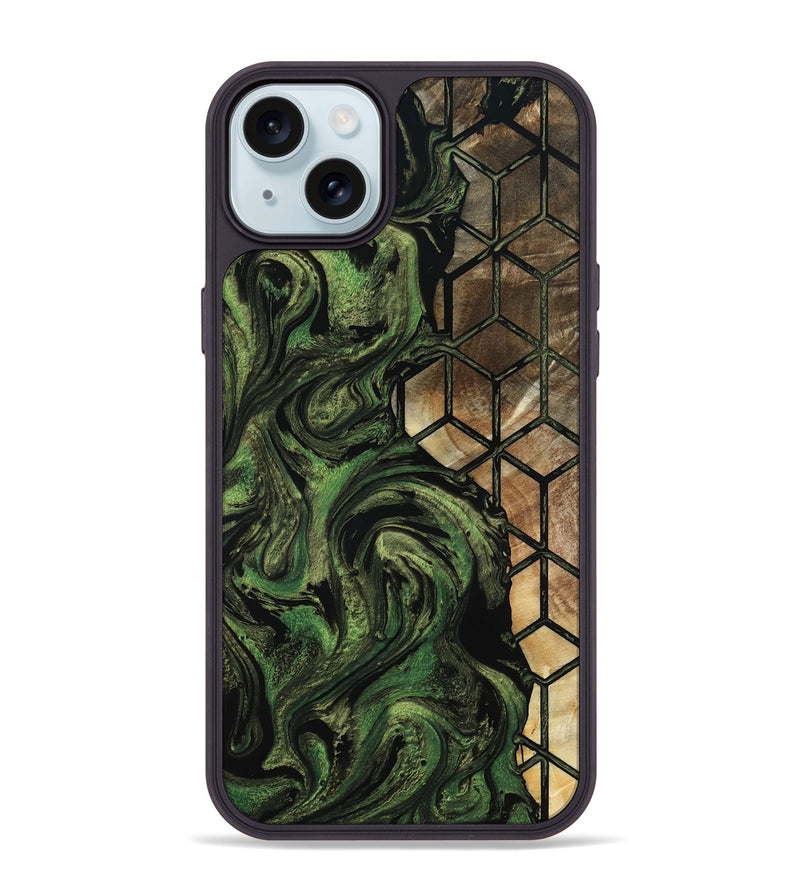 iPhone 15 Plus Wood Phone Case - Vera (Pattern, 803300)