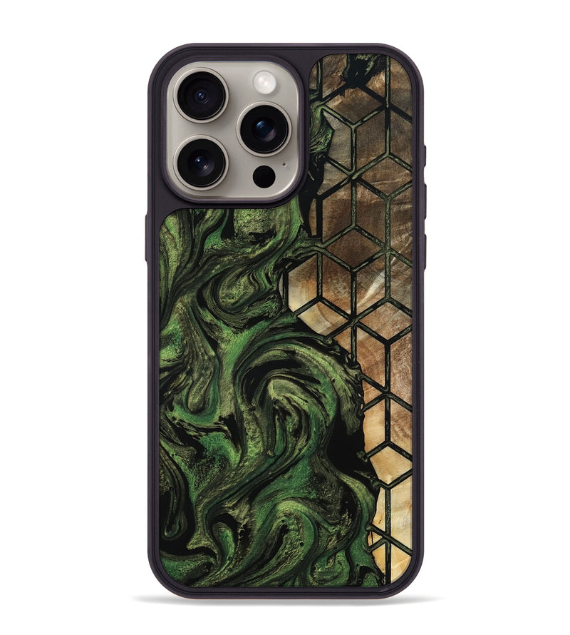 iPhone 15 Pro Max Wood Phone Case - Vera (Pattern, 803300)