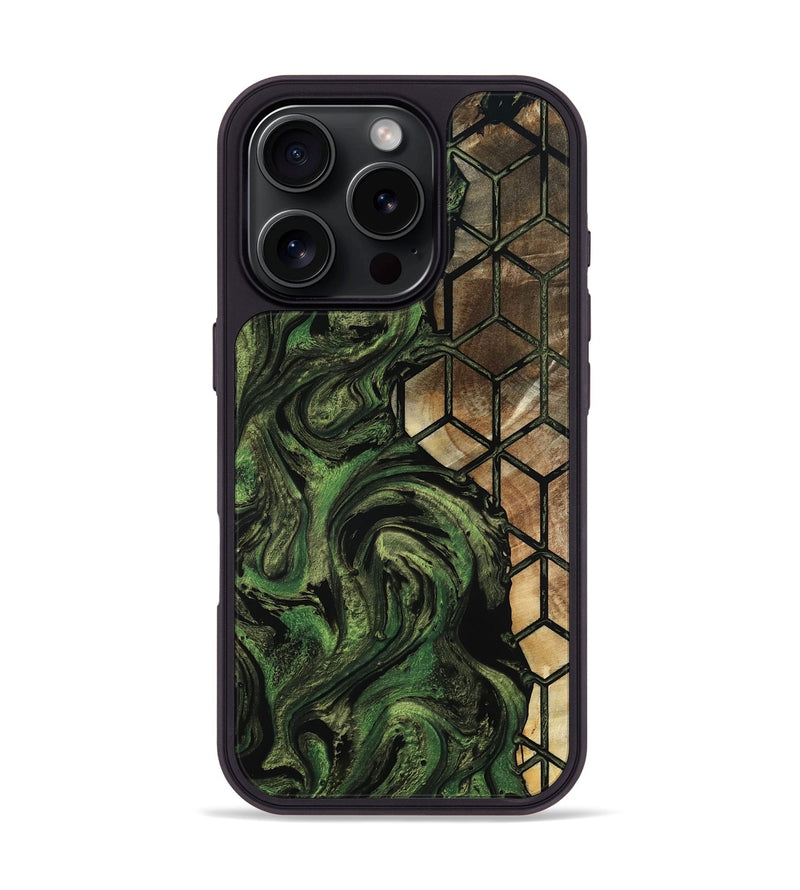 iPhone 16 Pro Wood Phone Case - Vera (Pattern, 803300)