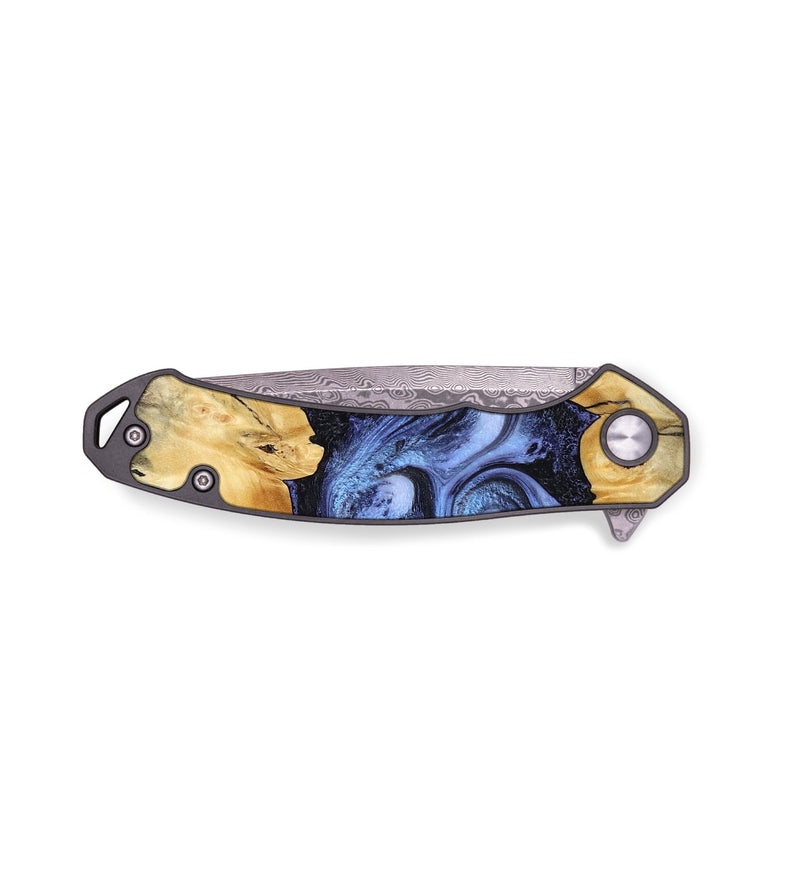EDC Wood Pocket Knife - Keri (Blue, 803333)