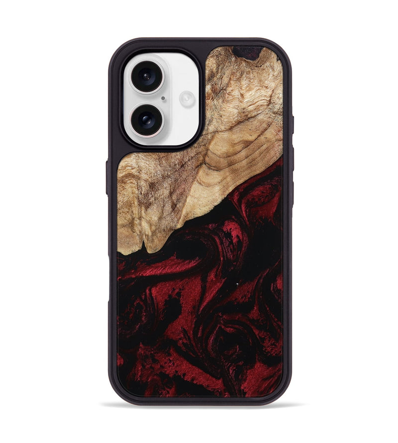 iPhone 17 Wood Phone Case - Jovan (Red, 803406)