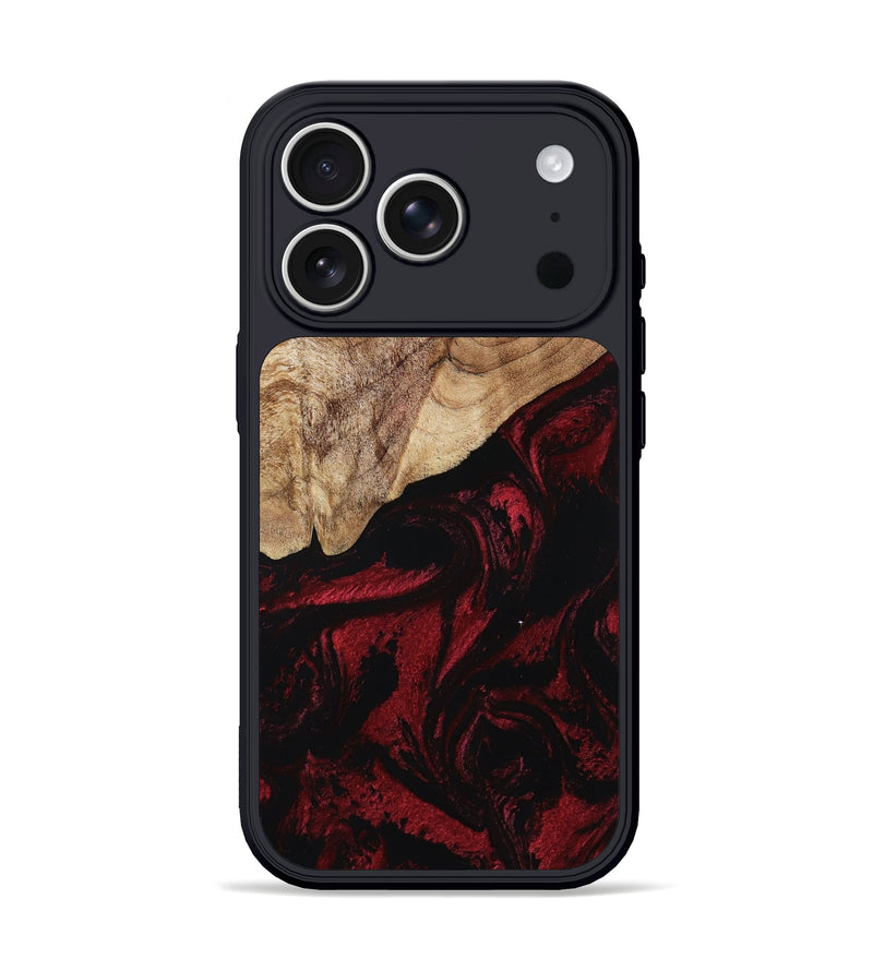 iPhone 17 Pro Wood Phone Case - Jovan (Red, 803406)