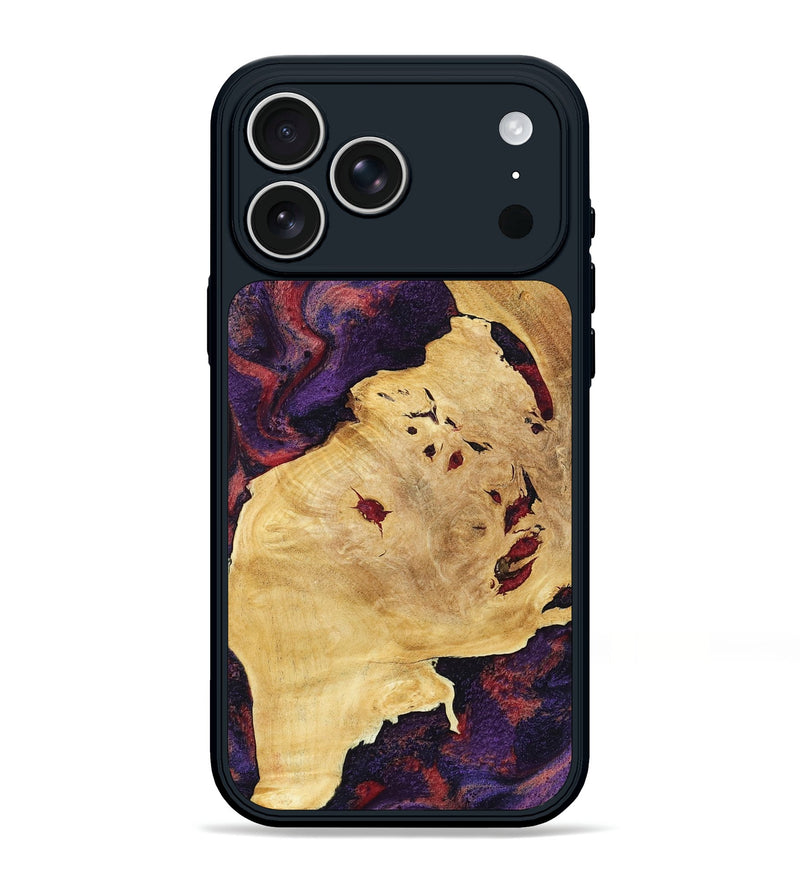 iPhone 17 Pro Max Wood Phone Case - Eileen (Red, 803407)