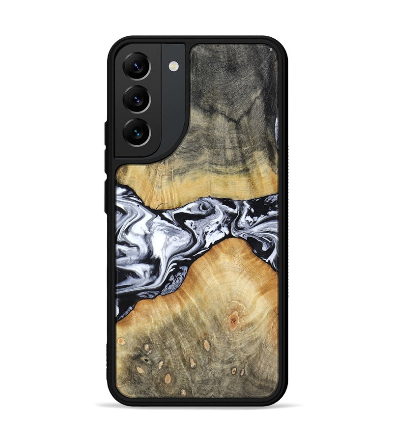 Galaxy S22 Plus Wood Phone Case - Nash (Black & White, 803410)