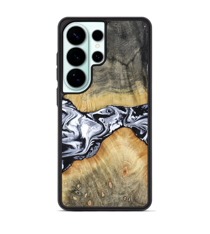 Galaxy S26 Ultra Wood Phone Case - Nash (Black & White, 803410)