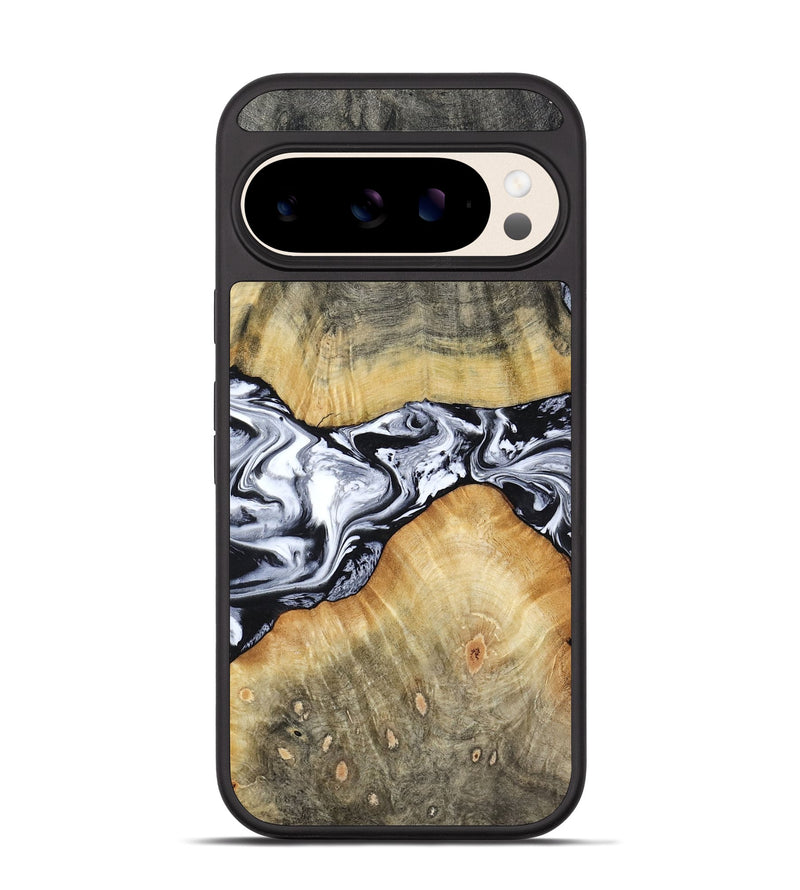 Pixel 10 Wood Phone Case - Nash (Black & White, 803410)