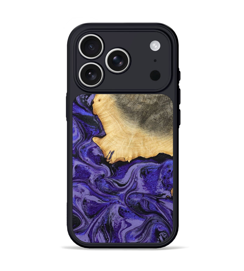 iPhone 17 Pro Wood Phone Case - Debrah (Purple, 803439)