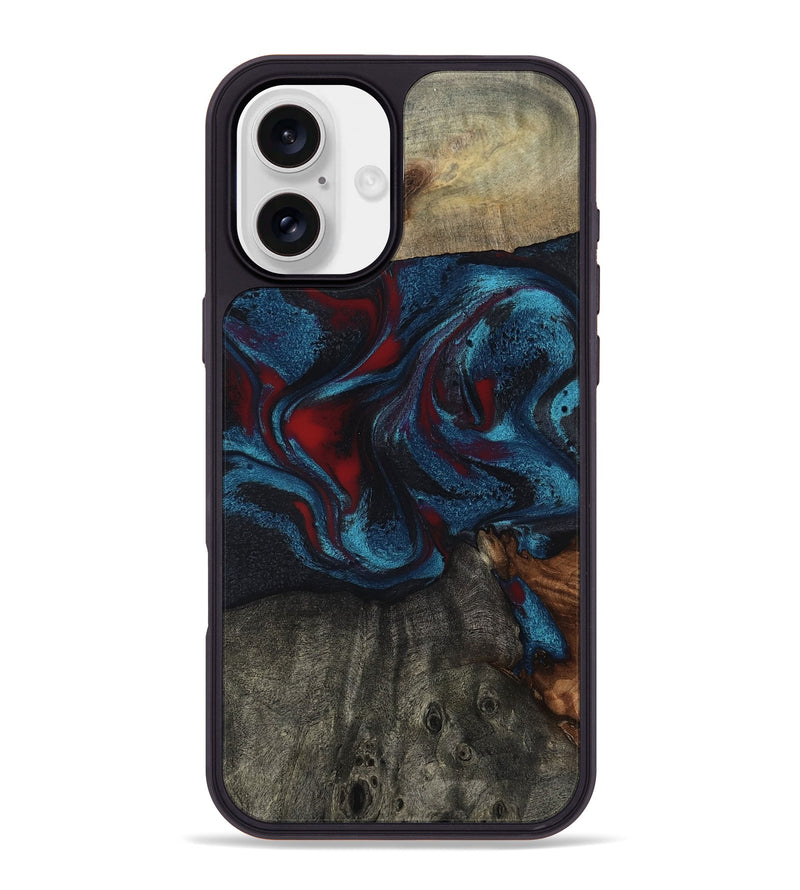 iPhone 16 Plus Wood Phone Case - Blanca (Red, 803441)