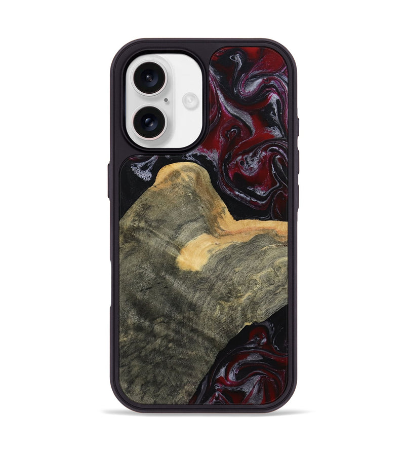 iPhone 17 Wood Phone Case - Warner (Red, 803442)
