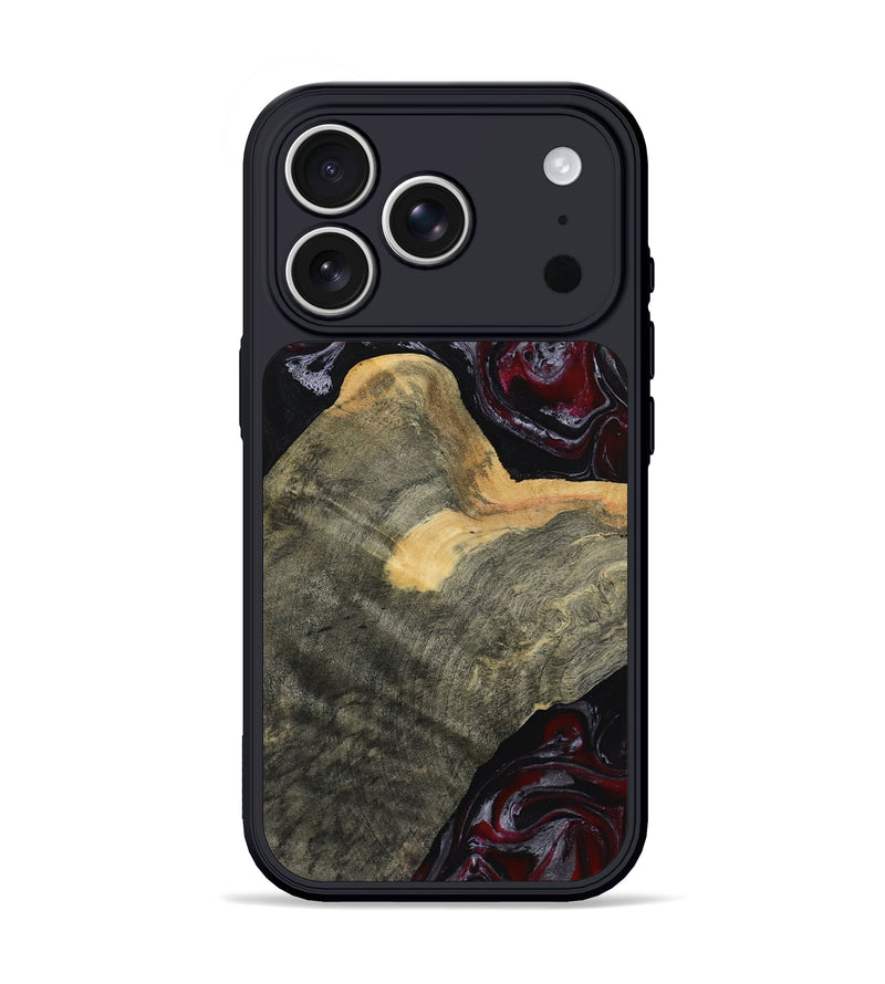 iPhone 17 Pro Wood Phone Case - Warner (Red, 803442)