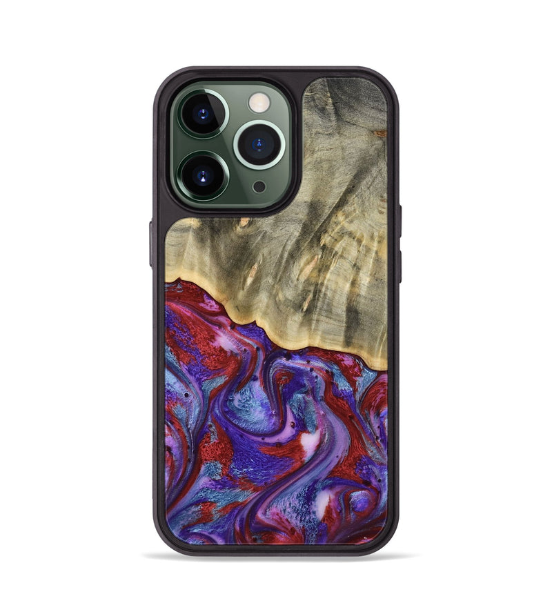 iPhone 13 Pro Wood Phone Case - Russ (Purple, 803443)