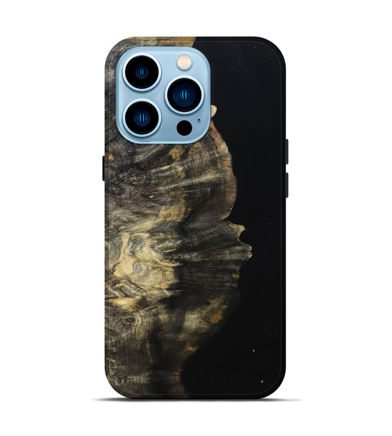 iPhone 14 Pro Wood Live Edge Phone Case - Demario (Wood Burl, 803542)