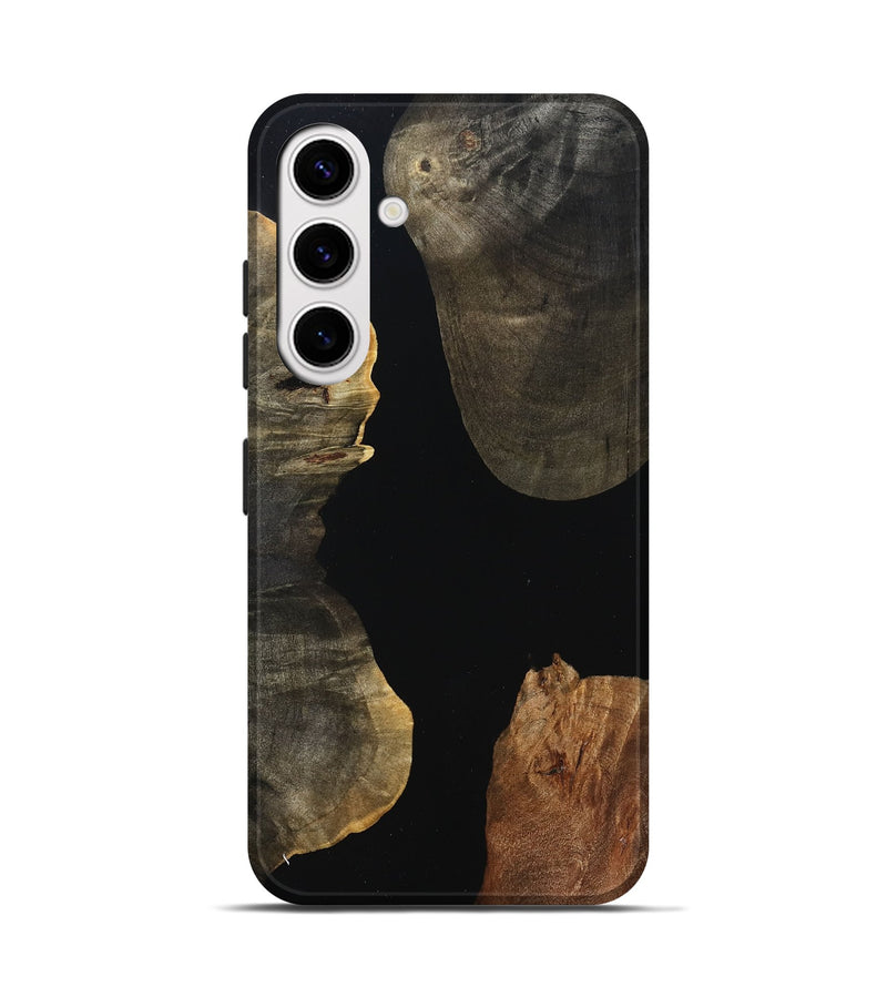 Galaxy S25 Wood Live Edge Phone Case - Maisy (Wood Burl, 803544)