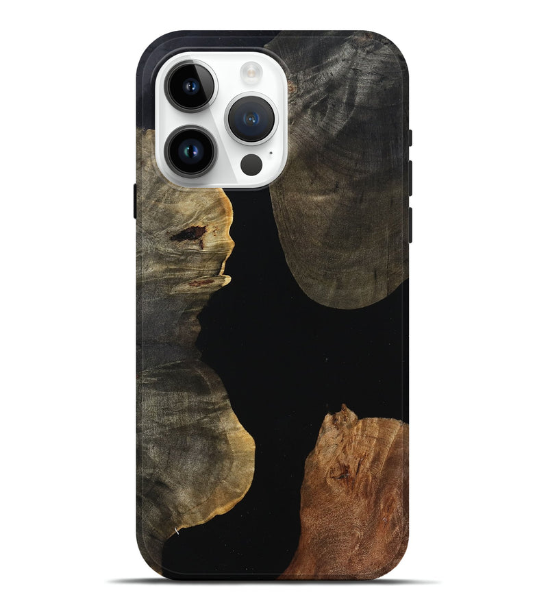 iPhone 15 Pro Max Wood Live Edge Phone Case - Maisy (Wood Burl, 803544)