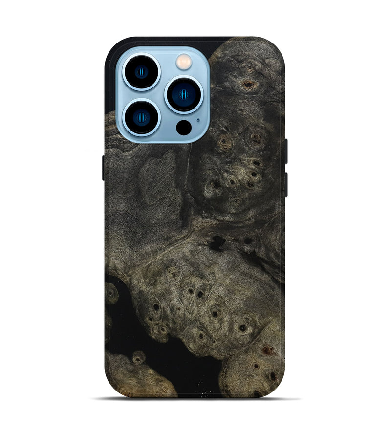 iPhone 14 Pro Wood Live Edge Phone Case - Theresa (Wood Burl, 803548)