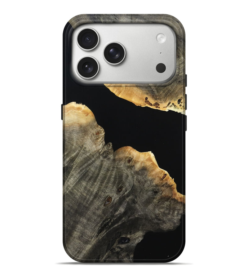iPhone 17 Pro Max Wood Live Edge Phone Case - Annie (Wood Burl, 803549)