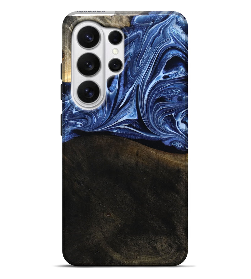 Galaxy S26 Ultra Wood Live Edge Phone Case - Mustafa (Blue, 803556)