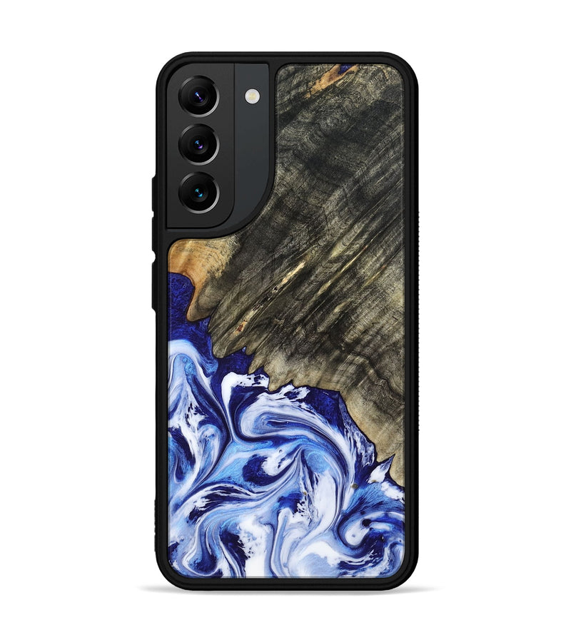 Galaxy S22 Plus Wood Phone Case - Leia (Blue, 803619)
