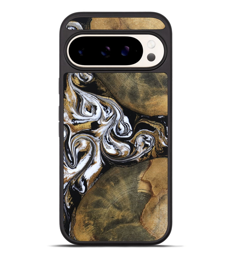Pixel 10 Pro XL Wood Phone Case - Breana (Black & White, 803650)