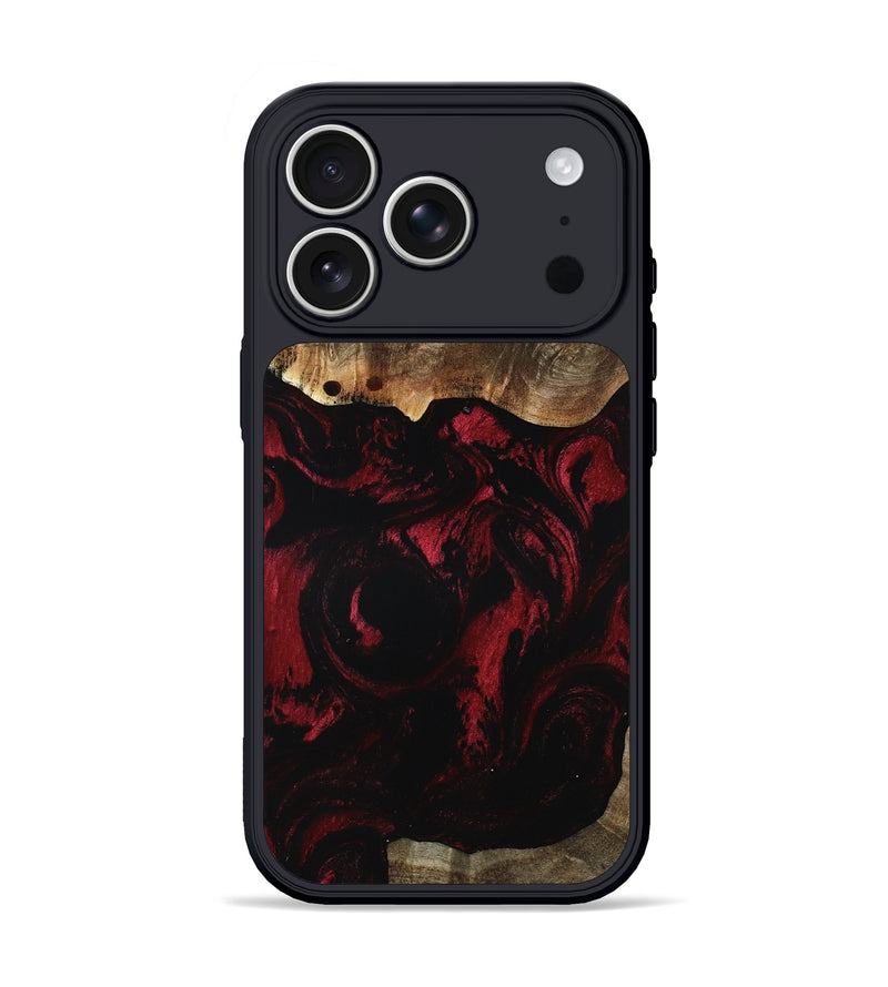 iPhone 17 Pro Wood Phone Case - Garland (Red, 803653)