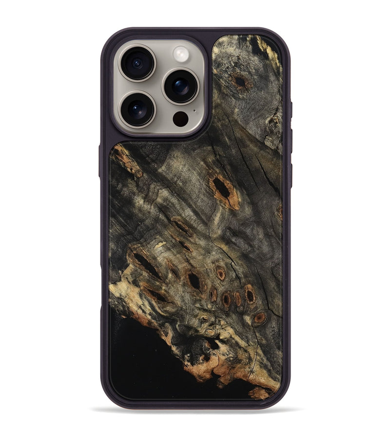 iPhone 16 Pro Max Wood Phone Case - Norma (Wood Burl, 803669)