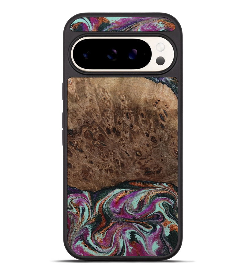 Pixel 9 Pro XL Wood Phone Case - Oda (Green, 803674)
