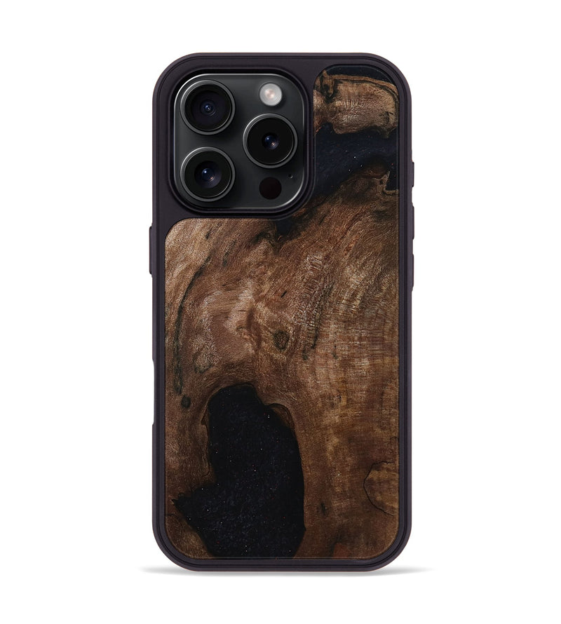 iPhone 16 Pro Wood Phone Case - Esther (Wood Burl, 803699)