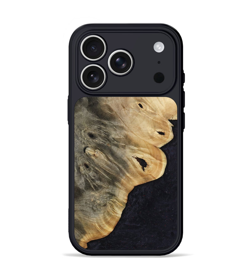 iPhone 17 Pro Wood Phone Case - Evette (Wood Burl, 803704)