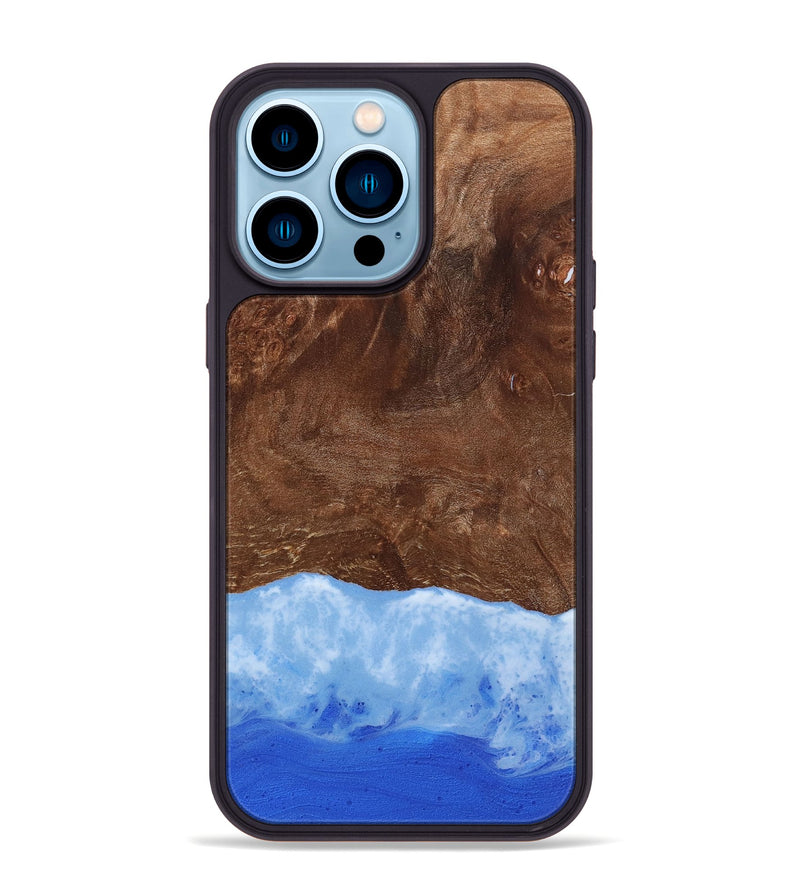 iPhone 14 Pro Max Wood Phone Case - Makenna (Coastal, 803728)