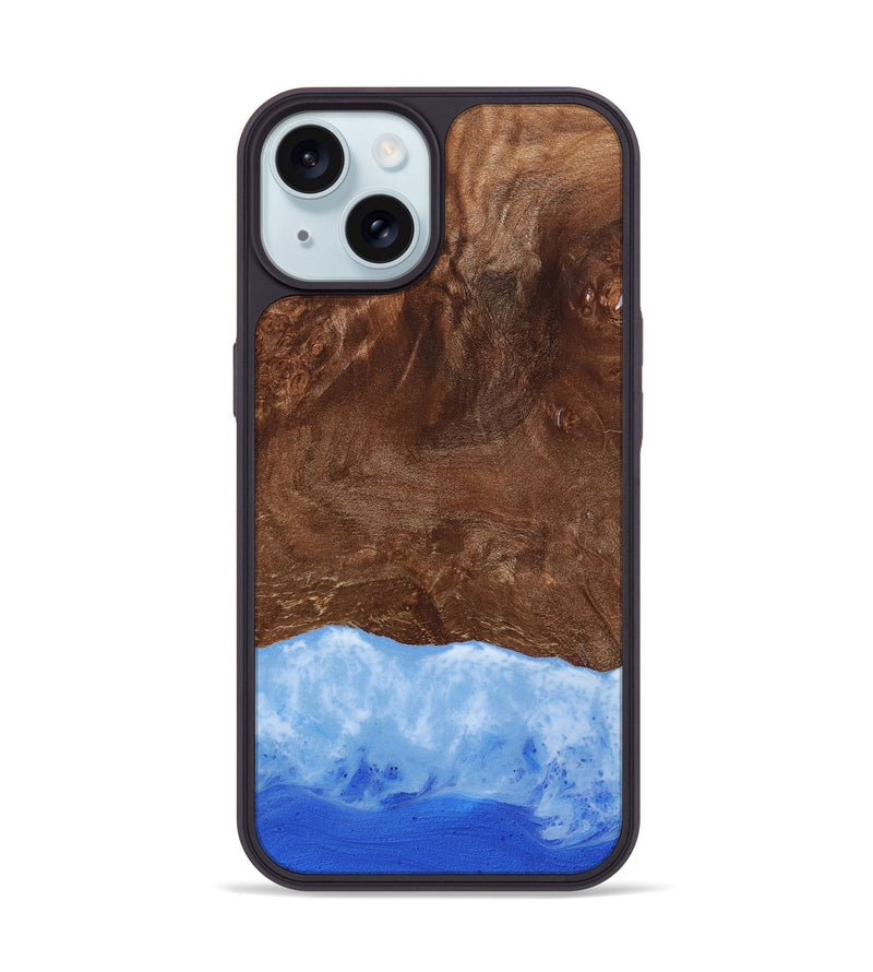 iPhone 15 Wood Phone Case - Makenna (Coastal, 803728)