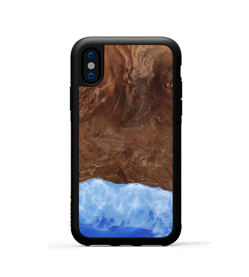 iPhone Xs Wood Phone Case - Makenna (Coastal, 803728)