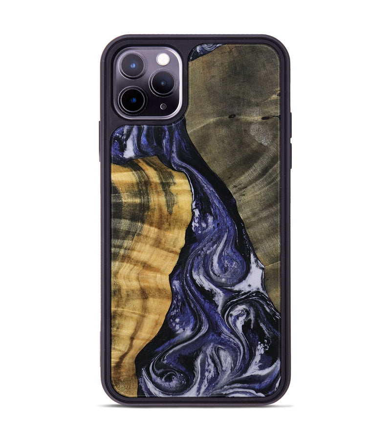 iPhone 11 Pro Max Wood Phone Case - Ayan (Purple, 803768)