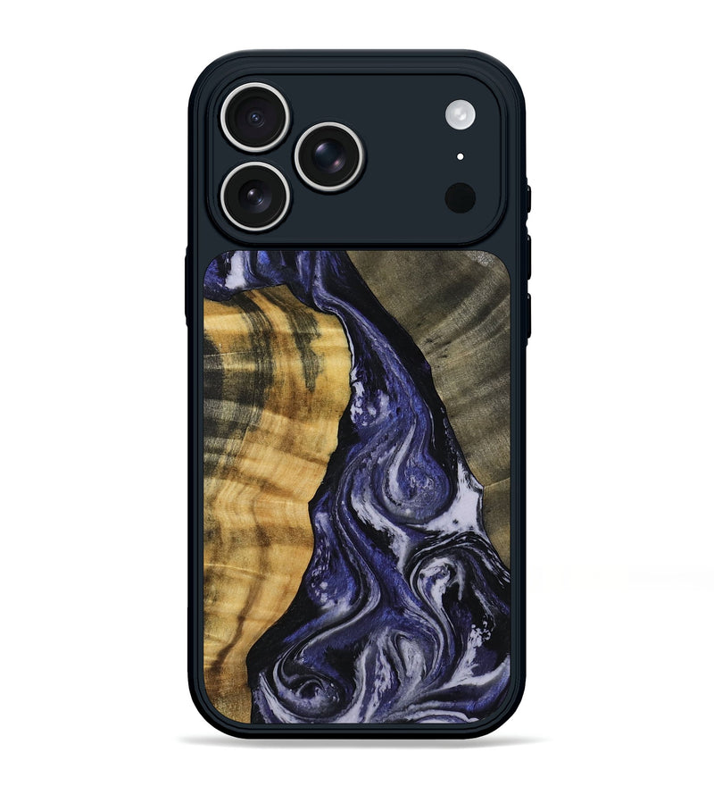 iPhone 17 Pro Max Wood Phone Case - Ayan (Purple, 803768)