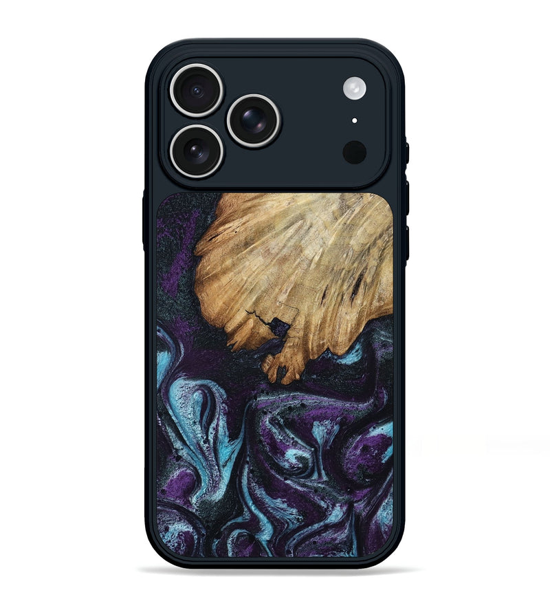 iPhone 17 Pro Max Wood Phone Case - Elowyn (Purple, 803769)