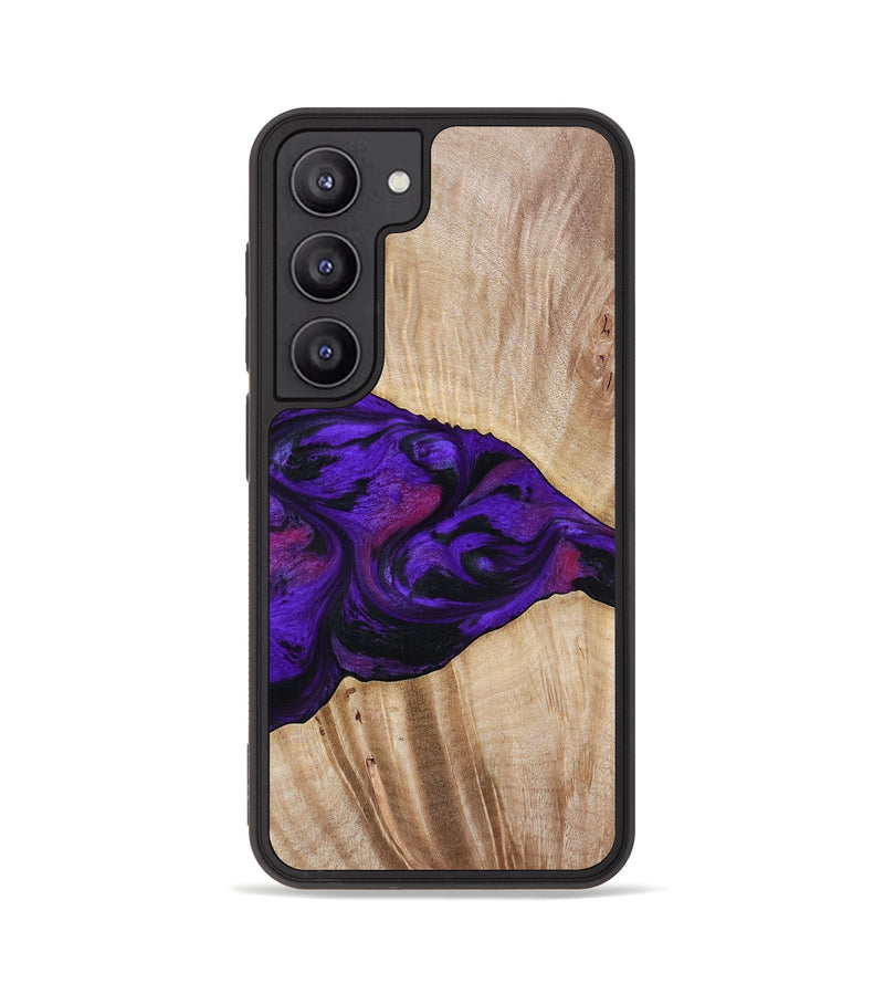 Galaxy S23 Wood Phone Case - Leora (Purple, 803770)